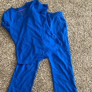 Purple Label scrub set “royal blue”